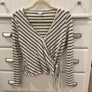 Lucky Brand faux wrap sweater